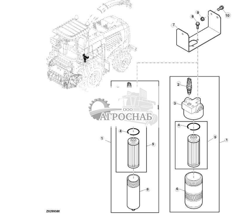 Фильтр гидравлического масла 